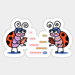 bug-chat Sticker